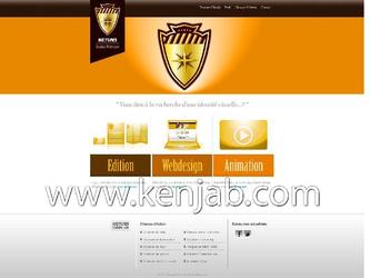 Réalisation Site Kenjab Graphiste & Webdesigner