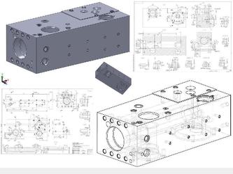 Vrin hydraulique. SolidWorks 2010