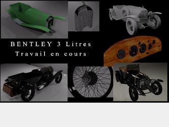 bentley 3litres "Le Mans" de 1926 Travail en cours