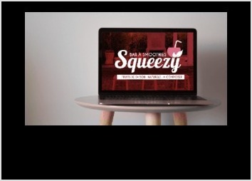 Projet Squeezy : Webdesign site web, charte graphique et webmarketing
Le projet Squeezy est un exemple de projet de communication autour d'une marque fictive de bar à smoothies.
Retrouvez tout le projet ici : https://lachouettecoloree.fr/ux-design/ux-design-portfolio/projet-squeezy-webdesign-site-web-charte-graphique-et-webmarketing/

La création visuelle autour de la marque a été réalisée pour mettre en avant les 3 valeurs de l'identité de marque :

Naturel et bio : des boissons faites à base de fruits frais et bio.
Healthy : le « bien manger » et mise en valeur des apports vitaminés des fruits
Ambiance fun, colorée, estivale.
Cible client : jeunes actifs soucieux de manger sainement.

Création du logo et charte graphique
Création d'une landing page optimisée pour la conversion
Création de bannière publicitaires web