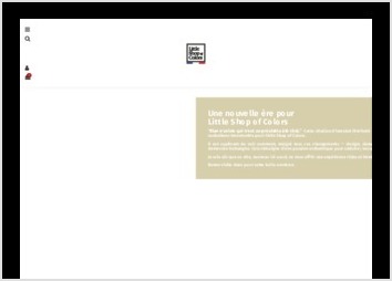 Web design et developpement du nouveau site e-commerce de Little Shop of Colors. 
Direction artistique, maquette et développement Prestashop. 