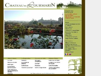 Site du chteau de Lourmarin.http://www.chateau-de-lourmarin.com/- Cration graphique- Dcoupage etintgration sur CMS Wordpress- mise  jour  venir- bilingue