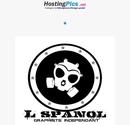 Logo " l'Spañol Graphiste " déclinaison en noir