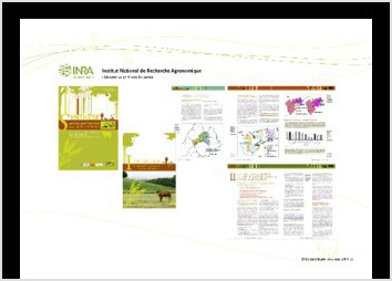 Conception graphique de documents de synthèse intégrant cartographie, schémas, traitements des images, gestion du contenus. Document destiné au print et au web, document interactif