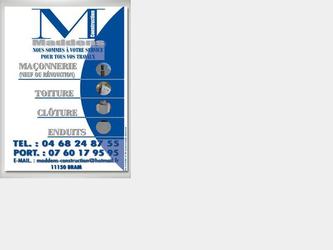 Cration complte d un flyers, pour une socit de maonnerie format A5,