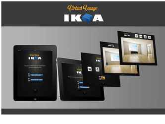 Cette réalisation d'une User Interface Design pour Ikea a été réalisé dans une but pédagogique (aucunement créé pour Ikea). Durant cet exercice, nous devions créer une interface pour l'application Ikea qui se nomme dans cette exercice Ikea Virtual Lounge. Cette interface a été réalisé sous Illustrator.