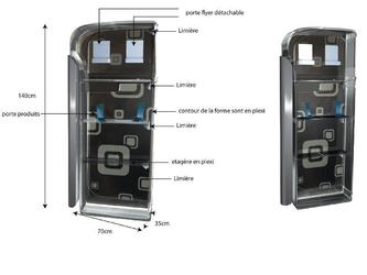 clé moov 3G+ création du packaging et designe percutant sur la clé