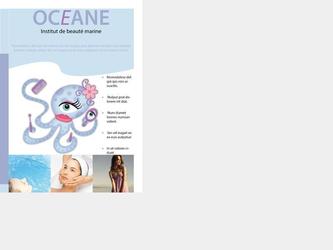 Couverture de plaquette commerciale "Institut de beauté Oceane"