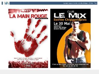 Affiches boite de nuit.