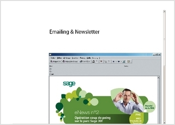 
Réalisations d'email & newsletter dans divers secteurs d'activités