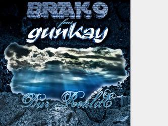 jaquette cd pour album des artistes GUNKAY et BRAKO , " DUR REALITER "