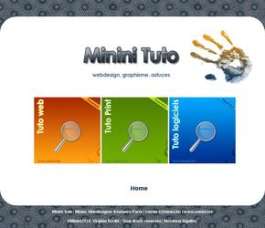 descriptif portfolio minini site-internet