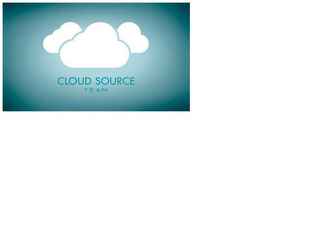 Conception du logo Cloud source team.