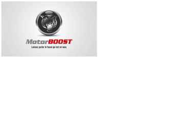 Conception du logo Motor boost et de la baseline.