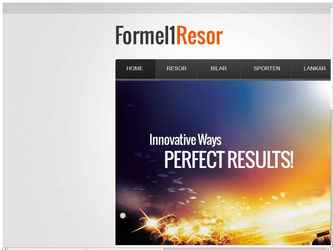 Création site web pour formula 1