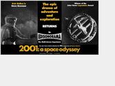 Affiche collector pour l vnement du 40e anniversaire de 2001: a space odyssey (cration du graphisme)