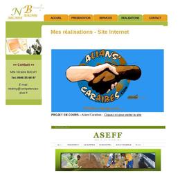 descriptif portfolio nbstudio site-internet