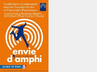 Affiche pour une journée porte ouverte organisée chaque année par la Mairie de Paris