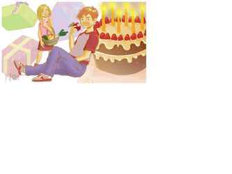 illustrations du livre "organiser un anniversaire Bio"