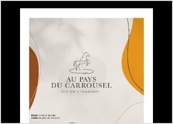 Création d'un logo 
Client : Au pays du carrousel 