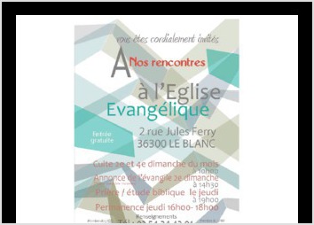 conception de flyer 