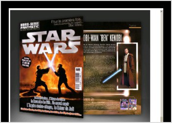 Cration et mise en page du magazine "Hors-Srie Star Wars.", 100 pages, bimestriel, pour le compte de la socit FJM Publications, Anne : 2007.