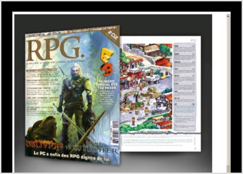 Cration et mise en page du magazine "RPG.", 116 pages, bimestriel, pour le compte de la socit Verbal Publishing.