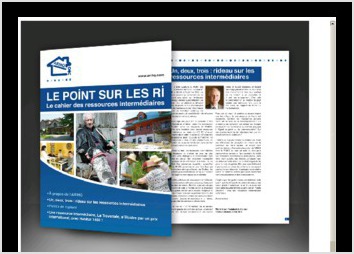 Cration et mise en page du magazine "Le point sur les RI", dit tous les 3 mois. Magazine de 12 pages, ralis pour le compte des Editions du Point. Anne : 2012