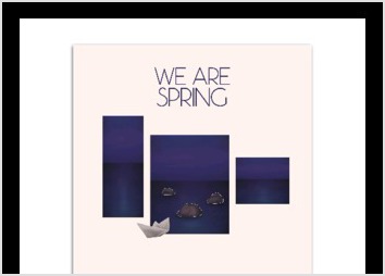 Ralisation de la pochette de l album du groupe de musique pop We Are Spring