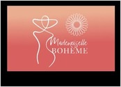 Refonte et amélioration de la première identité visuelle de Mademoiselle Bohème, enseigne de vêtements pour femmes. Réalisé avec Illustrator.