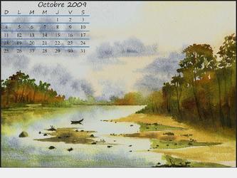 Ralisation d un calendrier  l aquarelle