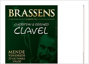 Association chantant du Brassens. Affiche pour concerts