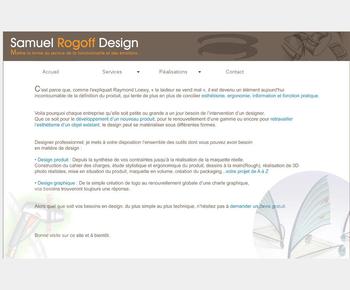 descriptif portfolio samrogoff site-internet