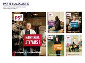 Création d'affiches et de cartes postales en 2010 pour la campagne d'adhésion "Maintenant j'y vais" du Parti socialiste. 