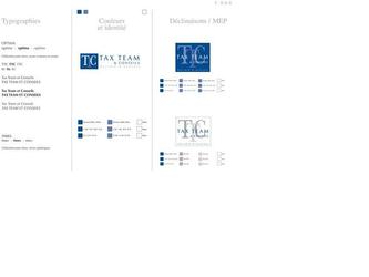 Tax Team & Conseils, avocats fiscalistes.
Création logotype et Charte Graphique.
Matériel de lancement.
Site internet en partenariat.