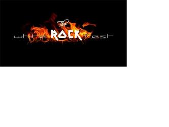 Realisation d'un logo pour le festival Rock, white rock fest.