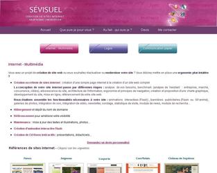 descriptif portfolio sevisuel site-internet