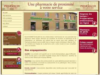 Creation d'un site web avec gestion de contenu pour les pages (promo, pharmacie de garde, fiche conseils...)
Le client peut modifier lui même le contenu de certaines pages.