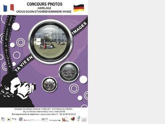 Affiche ralise pour un concours photo organis pour les tudiants par le CROUS de Dijon