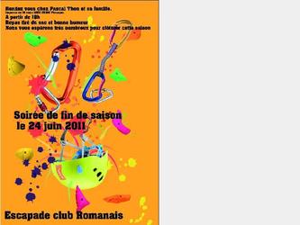 affiche pour un club d escalade 