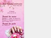 Flyer pour pose d ongles amricainsPhotoshop