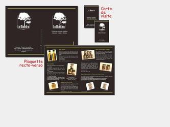 Ralisation de la charte graphique, identit visuelle, logo, plaquette, carte de visite et tous supports prints : tiquettes, propositions commerciales pour une socit de vente d aides culinaires  base de truffe