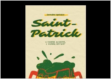 Réalisation d'une affiche pour la Saint Patrick