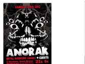 Flyer pour le concert d'Anorak à l'Abadenn, Saint-Brieuc