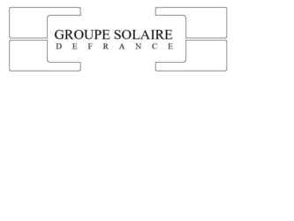 Logo de la société groupe solaire de France réalisé sous illustrator 