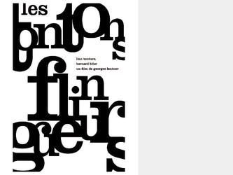 Affiche typographique pour une cinmathque