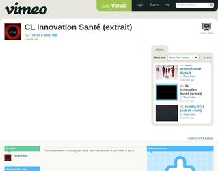 Nouvelle charte graphique de CL Innovation Santé. Vidéo de présentation.