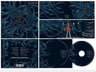 Veo Veo : Pochette de CD pour un groupe de rock français - Conception et réalisation