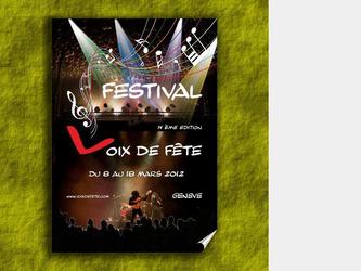 proposition de realisation d une affiche pour le festival Voix de fte.