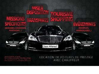 Flyer réalisé pour une entreprise de location de véhicules de luxe (2012)